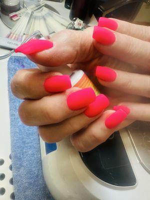 Nails done at Mystic nails Tyler and 21