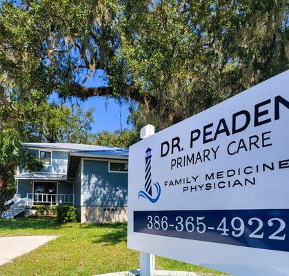 Dr Peaden's
Primary Care Medicine Office
1111 SW Main BLVD
Lake City, FL 32025