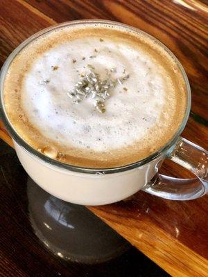 Lavender latte