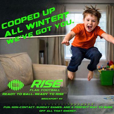 Register now! Spring 2026. Youth Flag Football. Brockport NY