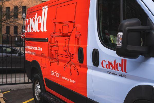 Castell Office Furniture Delivery Van