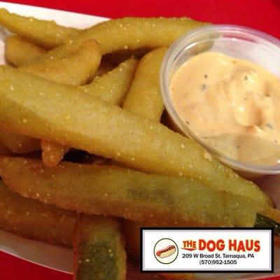 Pickle Fries with Aioli Sauce!