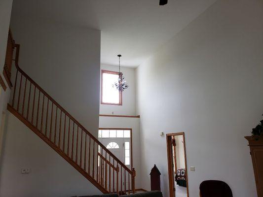 Interior Repaint of ceiling and walls in columbia station ohio