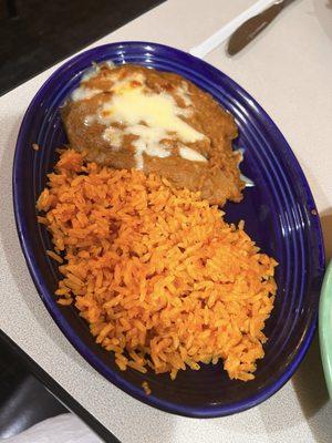 Refried Beans and Rice