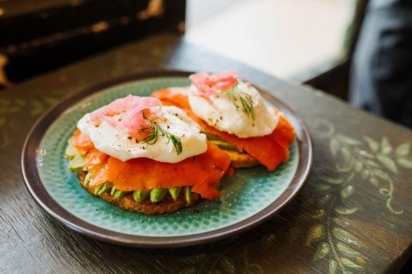 Avocado toast, but make it gluten-free Downtown Raleigh's clean-eating staple.