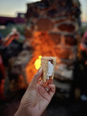 S'more at the fire pit