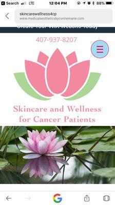 My website front page