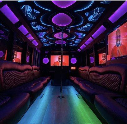 Party Bus 750 interior