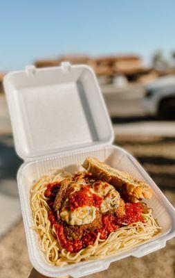 $15 chicken Parmesan lunch