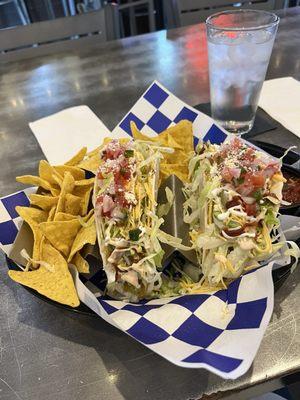 Southwest tacos. Soft on the outside and crunchy on the inside. So good!