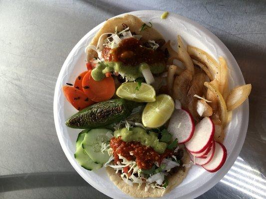 The best tripas tacos