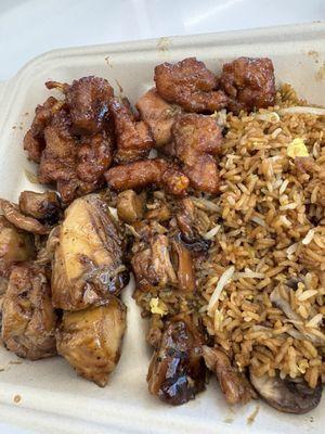 Orange and bourbon chicken