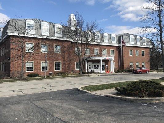 Front of BMO Harris Bank in Barrington (201 S. Grove Avenue).