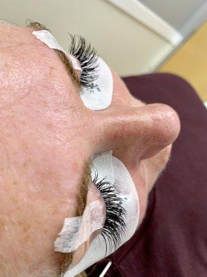 Individual eyelashes by Crown Royal nails Lounge