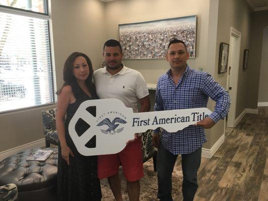 Congratulations Henry Bustillo on the purchase of your new home