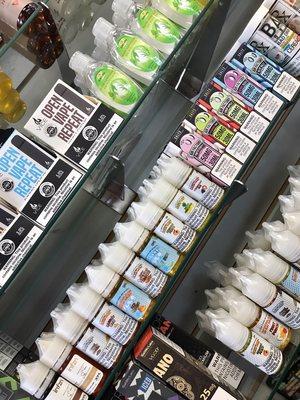 Have all e-liquids available everyone stock up