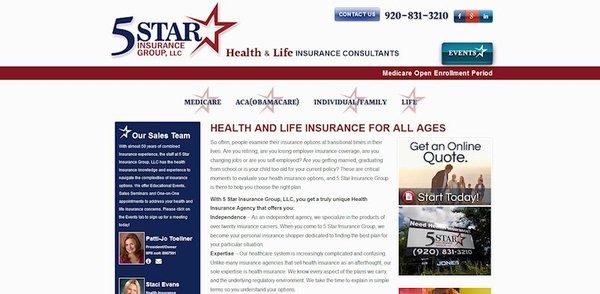 5 Star Insurance Group Health, Life and Medicare insurance. Health insurance agent in Appleton.