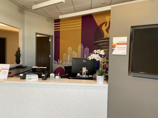 Front desk/lobby area