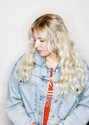 2 rows of 18" NBR hair extensions