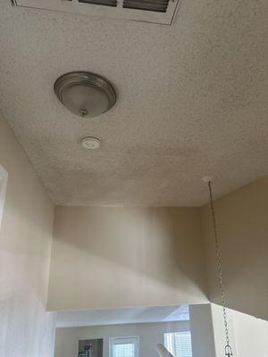 Repaired drywall