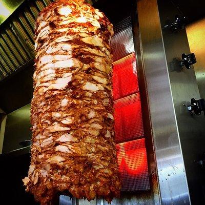 Authentic chicken shawarma
