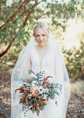 Tisha's bouquet made me feel like it was just for me. : Natalie Walker Photography : St. James Salon : The Highlands Estate