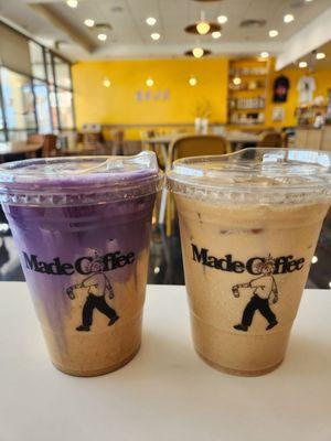 Dirty horchata & Cereal latte