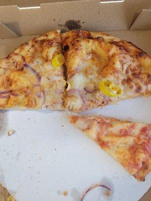 All that's left from 5 pizzas.