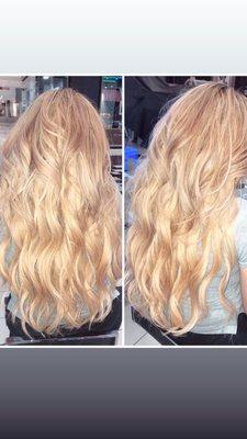 Clip in hair extensions photos