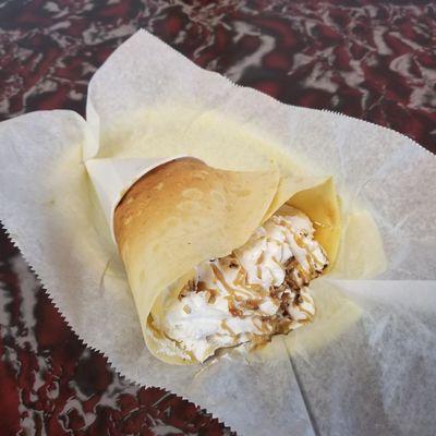 Cheese "Quake" Crepe