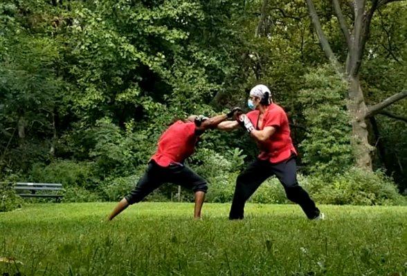 sanshou/shuai jiao sparring