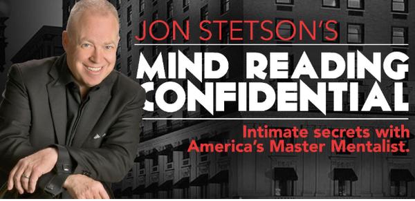 JON STETSON, Master Mentalist
