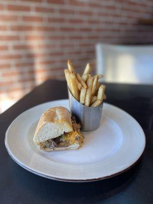 Philly Cheesesteak (I had half to-go, so this is a half order)