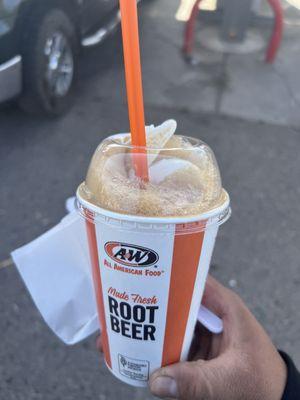 Root beer float