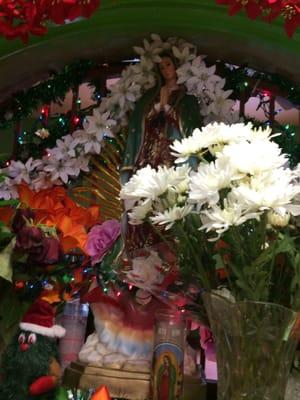 We've got la virgen watching over us