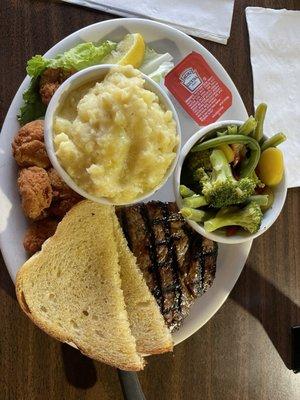 Friday night special. Steak & shrimp