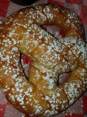 Sweet Pretzel with cream cheese