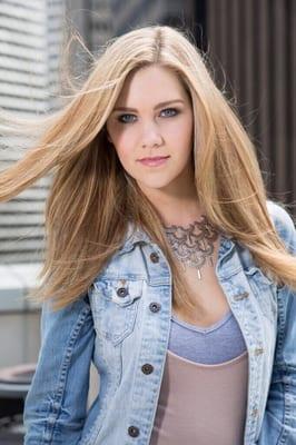 Picture from a photo shoot in San Francisco. Hair color and styling by Lisa McNish