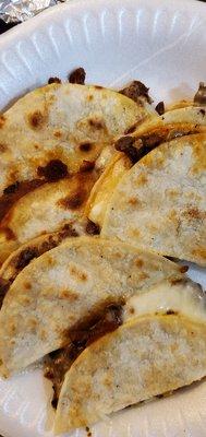 Asada and al pastor mulitas.