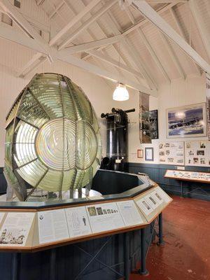 Original fresnel lens. $12k to make in 1908 & currently appraised at over $3.5M