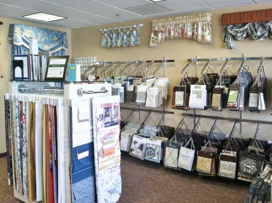 Just some of our custom fabrics!