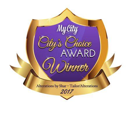 " 2017 City's Choice Award Winner For Alterations "