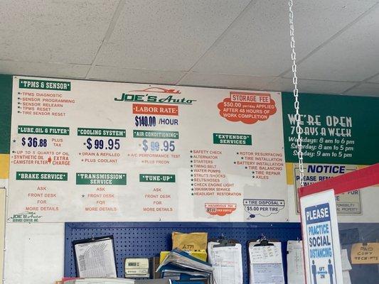 Joe's Tune Up & Auto Service Center