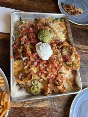Ultimate Nachos with pulled chicken
