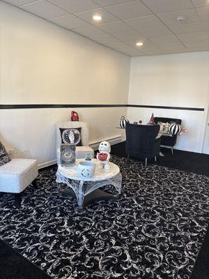 Waiting area and reading table