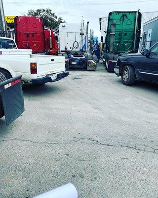 Helping out client to get on the road