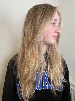 Lived in balayage technique