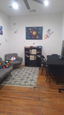 One of our supervised visitation rooms