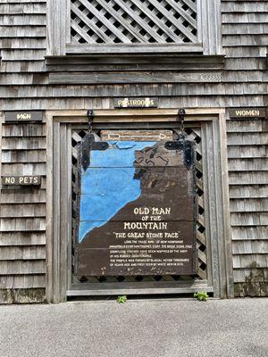 06.10.23 Thanks to Nathaniel Hawthorne, the Old Man was also known as "The Great Stone Face"