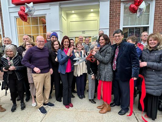 Ribbon cutting ceremony at the Studio's new location. March 9, 2024